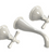 Rubinet T1GFMC Wall Mount Lav Set (Less Drain) Trim Only