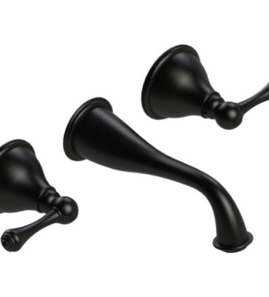 Rubinet T1GFML Wall Mount Lav Set (Less Drain) Trim Only