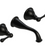 Rubinet T1GFML Wall Mount Lav Set (Less Drain) Trim Only