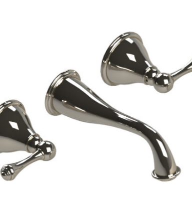Rubinet T1GFML Wall Mount Lav Set (Less Drain) Trim Only