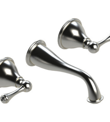 Rubinet T1GFML Wall Mount Lav Set (Less Drain) Trim Only