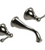 Rubinet T1GFML Wall Mount Lav Set (Less Drain) Trim Only