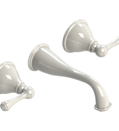Rubinet T1GFML Wall Mount Lav Set (Less Drain) Trim Only