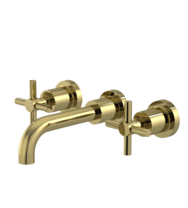 Rubinet T1GGNC Wall Mount Lav Set (Less Drain) Trim Only