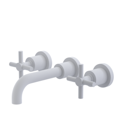 Rubinet T1GGNC Wall Mount Lav Set (Less Drain) Trim Only