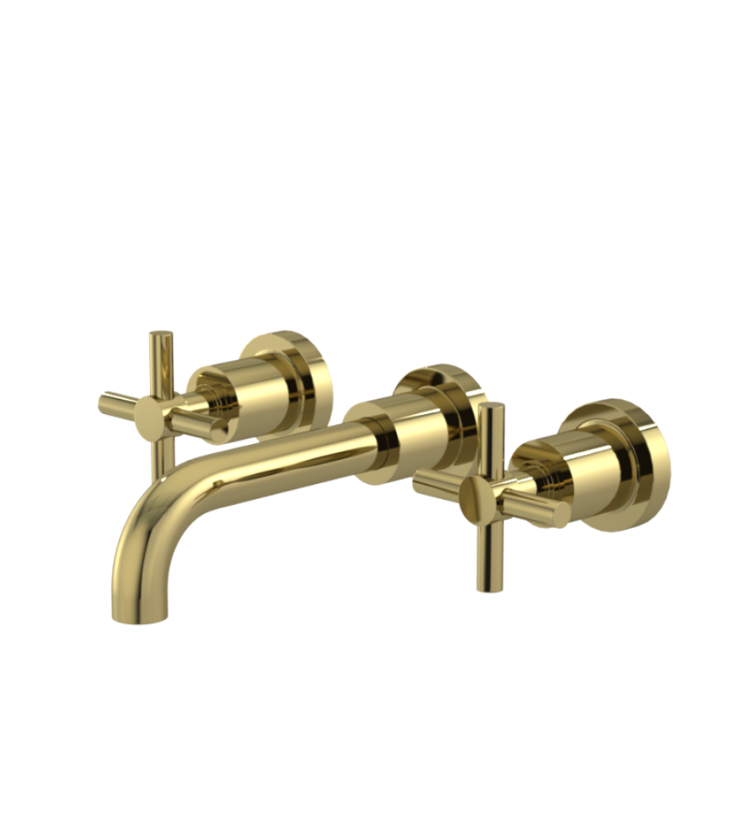 Rubinet T1GGNC Wall Mount Lav Set (Less Drain) Trim Only