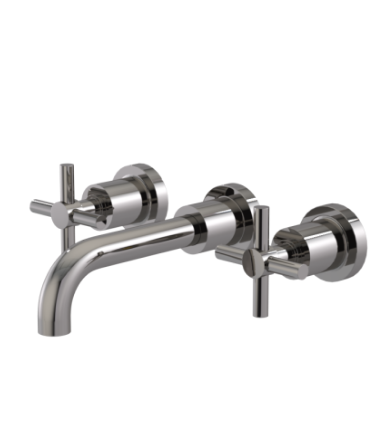 Rubinet T1GGNC Wall Mount Lav Set (Less Drain) Trim Only