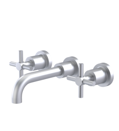 Rubinet T1GGNC Wall Mount Lav Set (Less Drain) Trim Only