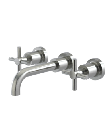 Rubinet T1GGNC Wall Mount Lav Set (Less Drain) Trim Only