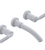 Rubinet T1GHOL Wall Mount Lav Set (Less Drain) Trim Only