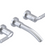Rubinet T1GHOL Wall Mount Lav Set (Less Drain) Trim Only