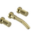 Rubinet T1GHOR R Wall Mount Lav Set (Less Drain) Trim Only
