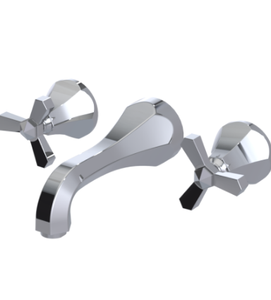 Rubinet T1GHXC Wall Mount Lav Set (Less Drain) Trim Only