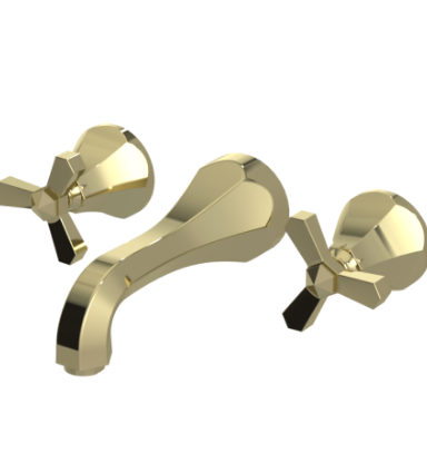 Rubinet T1GHXC Wall Mount Lav Set (Less Drain) Trim Only