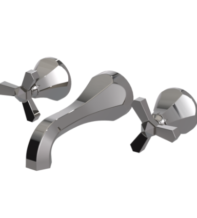 Rubinet T1GHXC Wall Mount Lav Set (Less Drain) Trim Only