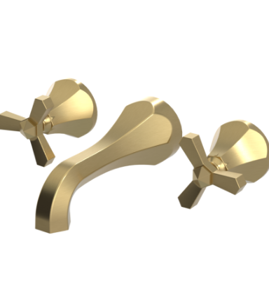 Rubinet T1GHXC Wall Mount Lav Set (Less Drain) Trim Only