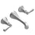 Rubinet T1GHXL Wall Mount Lav Set (Less Drain) Trim Only