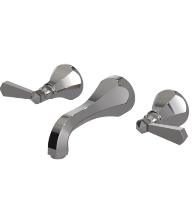 Rubinet T1GHXL Wall Mount Lav Set (Less Drain) Trim Only