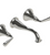 Rubinet T1GJSL Wall Mount Lav Set (Less Drain) Trim Only