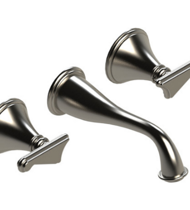 Rubinet T1GJSS Wall Mount Lav Set (Less Drain) Trim Only