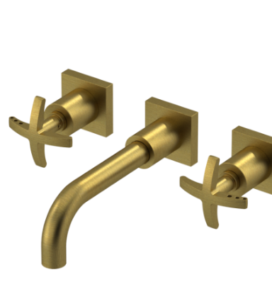 Rubinet T1GLAC Wall Mount Lav Set (Less Drain) Trim Only - Parent