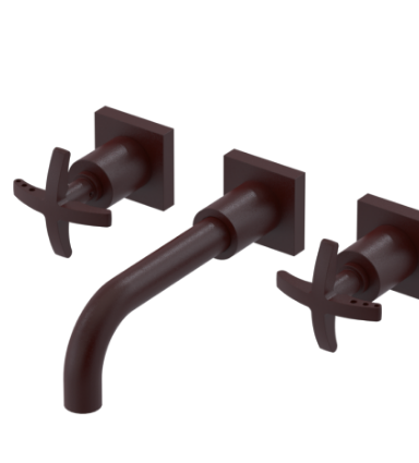 Rubinet T1GLAC Wall Mount Lav Set (Less Drain) Trim Only