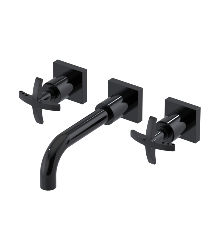 Rubinet T1GLAC Wall Mount Lav Set (Less Drain) Trim Only