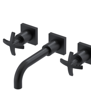 Rubinet T1GLAC Wall Mount Lav Set (Less Drain) Trim Only