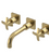 Rubinet T1GLAC Wall Mount Lav Set (Less Drain) Trim Only