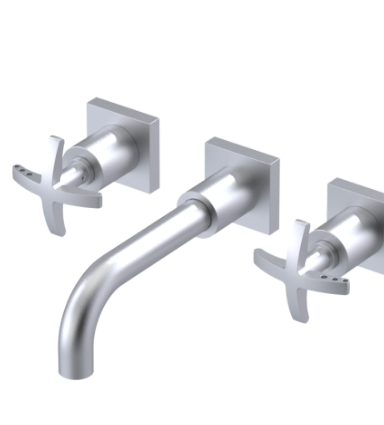 Rubinet T1GLAC Wall Mount Lav Set (Less Drain) Trim Only