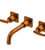 Rubinet T1GLAL Wall Mount Lav Set (Less Drain) Trim Only