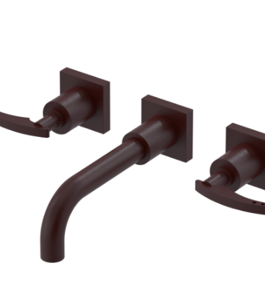 Rubinet T1GLAL Wall Mount Lav Set (Less Drain) Trim Only