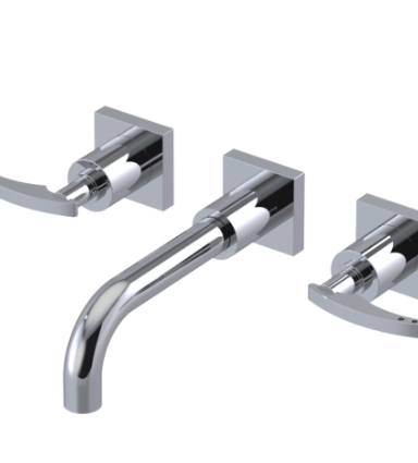 Rubinet T1GLAL Wall Mount Lav Set (Less Drain) Trim Only
