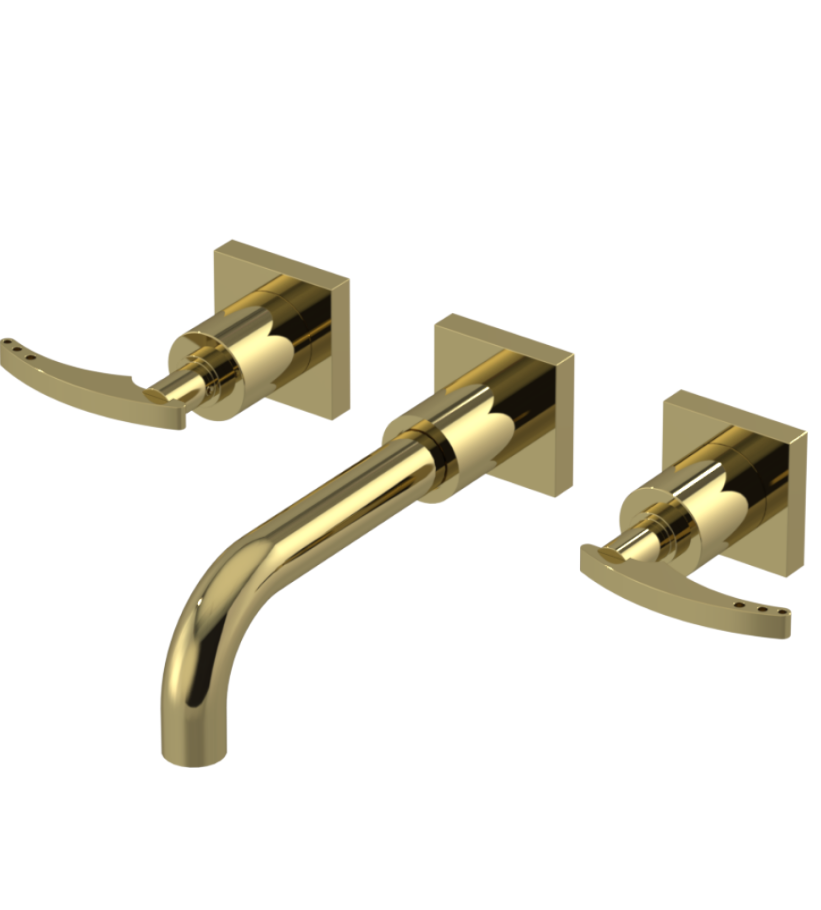 Rubinet T1GLAL Wall Mount Lav Set (Less Drain) Trim Only