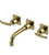 Rubinet T1GLAL Wall Mount Lav Set (Less Drain) Trim Only