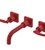 Rubinet T1GLAL Wall Mount Lav Set (Less Drain) Trim Only