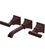 Rubinet T1GMQL Wall Mount Lav Set (Less Drain) Trim Only
