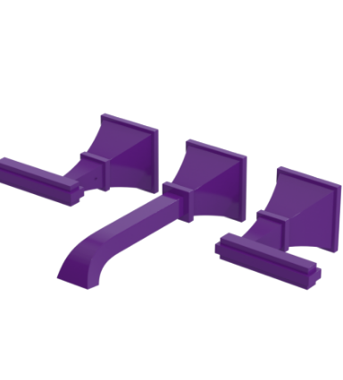 Rubinet T1GMQL Wall Mount Lav Set (Less Drain) Trim Only