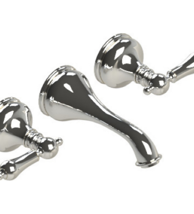 Rubinet T1GRML Wall Mount Lav Set (Less Drain) Trim Only