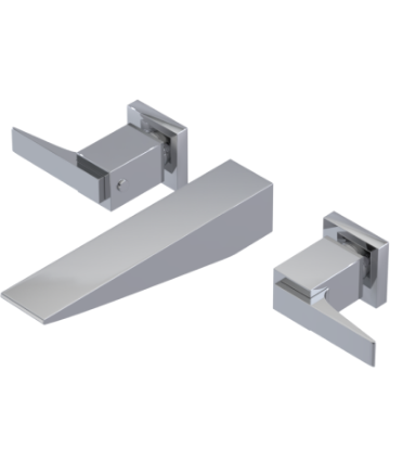 Rubinet T1GRSL Wall Mount Lav Set Trim Only (Less Drain)