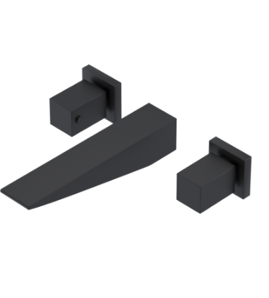 Rubinet T1GRSQ Wall Mount Lav Set Trim Only (Less Drain)
