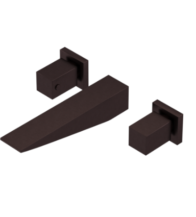 Rubinet T1GRSQ Wall Mount Lav Set Trim Only (Less Drain)