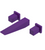 Rubinet T1GRSQ Wall Mount Lav Set Trim Only (Less Drain)