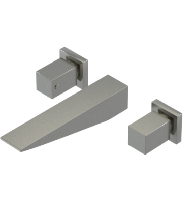 Rubinet T1GRSQ Wall Mount Lav Set Trim Only (Less Drain)