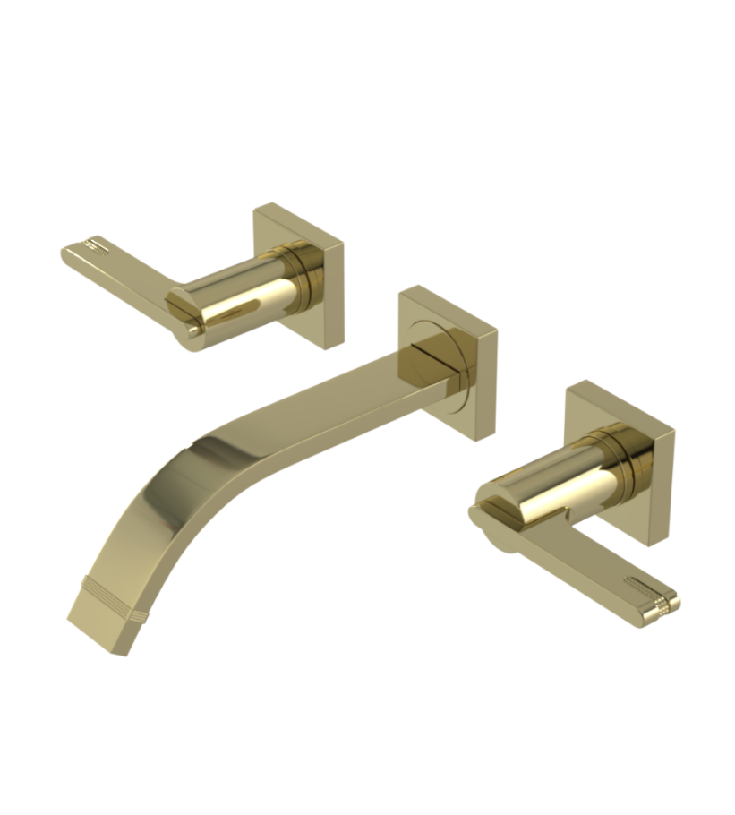 Rubinet T1GRTL Wall Mount Lav Set (Less Drain) Trim Only