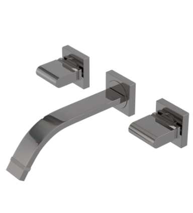 Rubinet T1GRTQ Wall Mount Lav Set (Less Drain) Trim Only