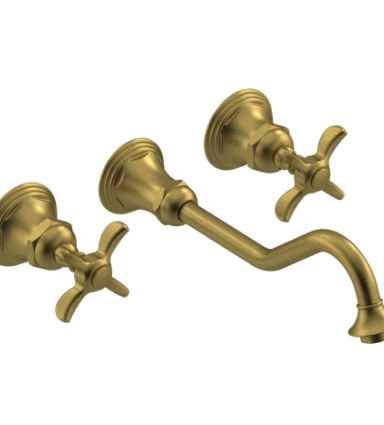 Rubinet T1GRV2C 2Wall Mount Lav Set With Extended Spout 10 1/2 (Less Drain) Trim Only - Parent