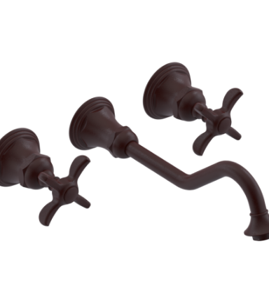 Rubinet T1GRV2C 2Wall Mount Lav Set With Extended Spout 10 1/2 (Less Drain) Trim Only