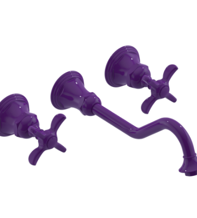 Rubinet T1GRV2C 2Wall Mount Lav Set With Extended Spout 10 1/2 (Less Drain) Trim Only