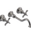 Rubinet T1GRV2C 2Wall Mount Lav Set With Extended Spout 10 1/2 (Less Drain) Trim Only